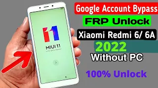 Mi 6 ,6A  Frp Bypass without pc google account bypass new trick 2022 100% Ok