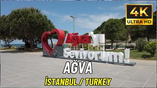 İstanbul Turkiye Şile AĞVA Walking Tour [4K Ultra HD/60fps]
