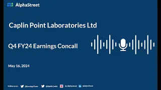Caplin Point Laboratories Ltd Q4 FY2023-24 Earnings Conference Call