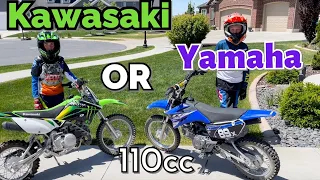 Kawasaki KLX110 vs Yamaha TTR110 | Best Dirt Bike for kids 8-12