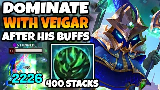 I am so happy Veigar got buffed. Now I can get 1000+ AP every game.