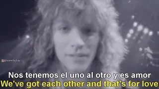 Bon Jovi - Livin' On A Prayer | Subtitulada Español - Lyrics English