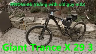 2021 Giant Trance X 29 3 Review, First Ride, RWOGmtb (riding with old guy mtb) at Snowshoe Bike Park