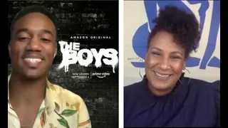 JESSIE T. USHER OF 'THE BOYS' DISCUSSES A-TRAIN'S SEASON 1 JOURNEY AND WHAT'S HAPPENING IN SEASON 2.