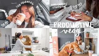 *PRODUCTIVE* DAY IN MY LIFE | studying, coffee date, whole foods haul & much more!