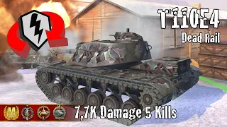 T110E4  |  7,7K Damage 5 Kills  |  WoT Blitz Replays