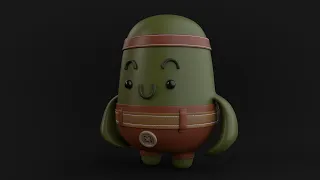 Cartoon Character 3D Modeling In Cinema 4d (Speedart)