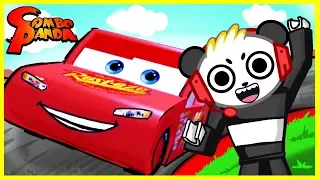 ROBLOX Save Lightning McQueen Cars 3 Roblox Obby Let's Play with Combo Panda