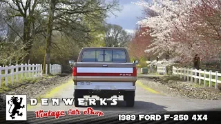 1989 Ford F250 Lariat 4X4 68K DENWERKS / BRING A TRAILER AUCTIONS