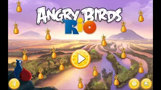 Angry Birds Rio| How to find all 15 hidden golden pineapples| Complete| FULL HD