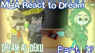Pro heroes React to Dream || Dream as Deku || Part 1? || Water Skies