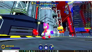 Sonic Speed Simulator- Roblox - Fireworks Event - Summer Amy and Adventure Knuckles.