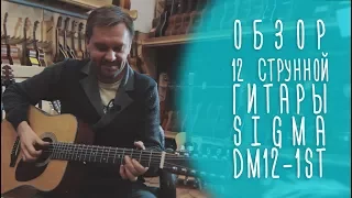 12-струнная гитара Sigma DM12-1ST, обзор магазина ГИТАРЫ, Москва