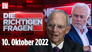 Die Richtigen Fragen – 10. Oktober 2022 | Steht die Regierung vor einem Blackout?