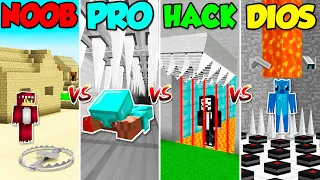 MINECRAFT: TRAMPA NOOB vs PRO vs HACKER vs DIOS 😱💀 ¿QUIÉN ESCAPARÁ DE LAS TRAMPAS? COMPAS