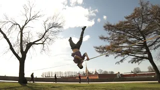 slackline freestyle slow motion Kolyambing