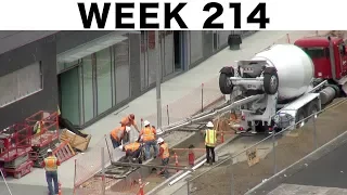 One-week construction time-lapse with highlights/closeups: Ⓗ Week 214: Landscaping and more