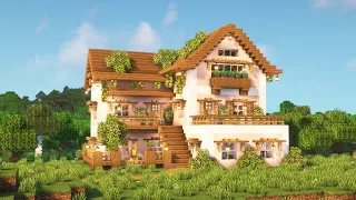 [Minecraft] How to Build an Aesthetic Cozy House / Tutorial