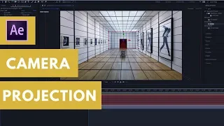 after effects tutorial | camera projection