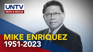 PBBM at PCO, nakiramay sa naulilang pamilya ni broadcaster Mike Enriquez; serbisyo, binigyang-pugay