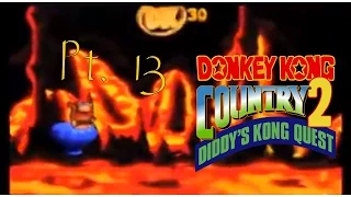 DKC 2 Diddy's Kong Quest part 13: Hero Coins: Crocodile Cauldron