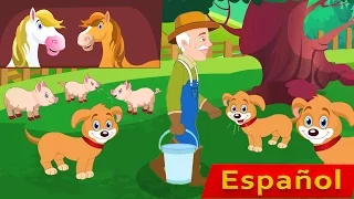 El viejo Macdonald tenia una granja| Rimas para niños en español para aprender y cantar