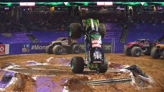 Grave Digger driver Pablo Huffaker Wheelie Walk | Greenville 2018