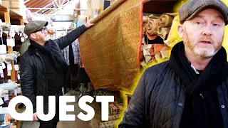 Drew Is In A Fabric Frenzy As He Gets This Stunning Silk For A Steal! | Salvage Hunters