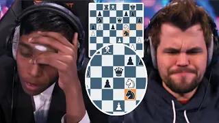 Magnus Carlsen Beats Praggnanandhaa After the Big Blunder by 16-Year Old Chess Prodigy