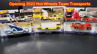 Opening 2022 Hot Wheels Team Transports HKS Nissan Silvia Mercedes Ford C800
