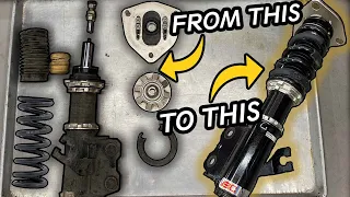 HOW TO REASSEMBLE BC COILOVERS IN 5 MINUTES!