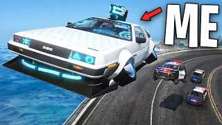 Robbing Banks with Flying Car on GTA 5 RP