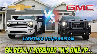 2024 Chevy HD VS 2024 GMC HD Lighting Comparison: I Can’t Believe Neither Truck Has This!!!