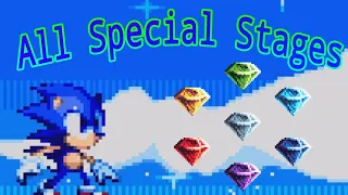 ★ Sonic and the Fallen Star ★ All Special Stages ★