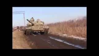 Армия Новороссии и танки идут на Дебальцево 15 02 2015