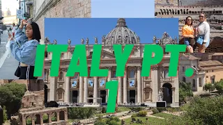 Girls Trip to Italy Vlog Part 1 (Rome & Vatican City)