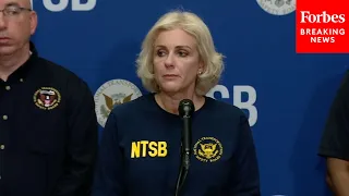 JUST IN: NTSB Chair Jennifer Homendy Holds A Press Briefing On Response To Baltimore Bridge Collapse