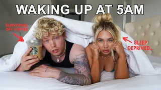 Waking up at 5am for a week *This Changed Our Life*