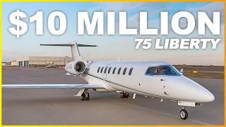 Inside This AMAZING $10 Million Learjet 75 Liberty!