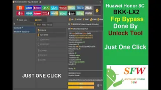 Huawei Honor 8C ,Bkk-Lx2 Frp Bypass ,Unlock Tool