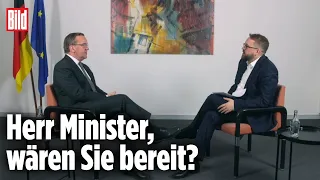 Verteidigungsminister Boris Pistorius exklusiv in BILD | Interview Paul Ronzheimer