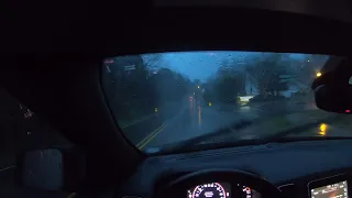 Rainy Night Drive | 2018 Dodge Durango R/T | ASMR POV