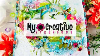 Happiest - Scrapbooking process video - My Creative Scrapbook - May LE Kit