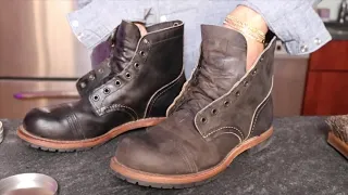 Conditioning the Charcoal Rough & Tough Leather + How To REALLY Care for Your Boots