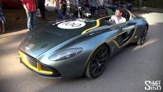 Aston Martin CC100 Speedster arrives at Goodwood Festival of Speed