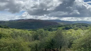 Narrow gauge steam train ride on Ffestiniog & Welsh Highland Railway