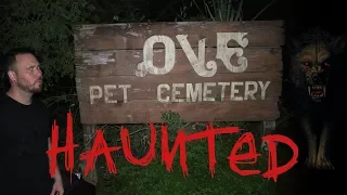 I Went To A REAL Haunted Pet Cemetery And Spent The Night | OmarGoshTV