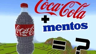 Coca Cola + Mentos in Minecraft