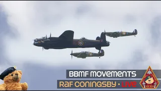 LIVE BATTLE OF BRITAIN MEMORIAL FLIGHT SPITFIRE & HURRICANE DISPLAYS • RAF CONINGSBY 19.05.24