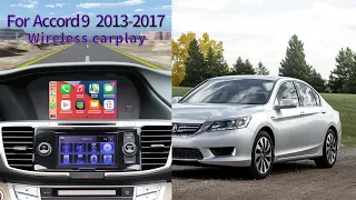 2013-2016 Accord 9th Apple wireless carplay module installation tutorial